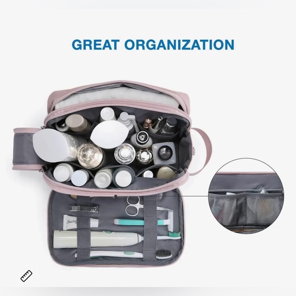 Bagsmart Travel Pink Women's Bag - Picture 3 of 8